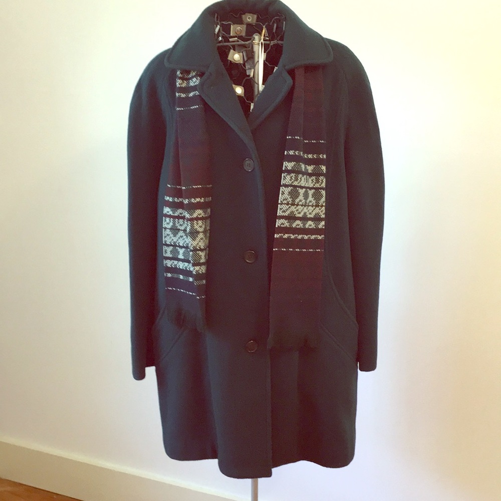 Mid length women’s winter coat.